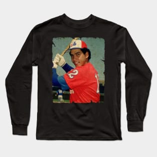 Andres Galarraga in Montreal Expos Long Sleeve T-Shirt